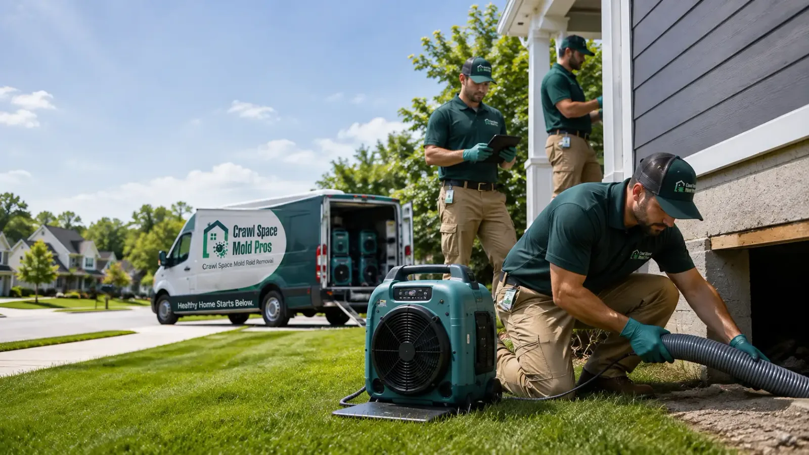Crawl Space Mold Removal in Murphysboro, IL